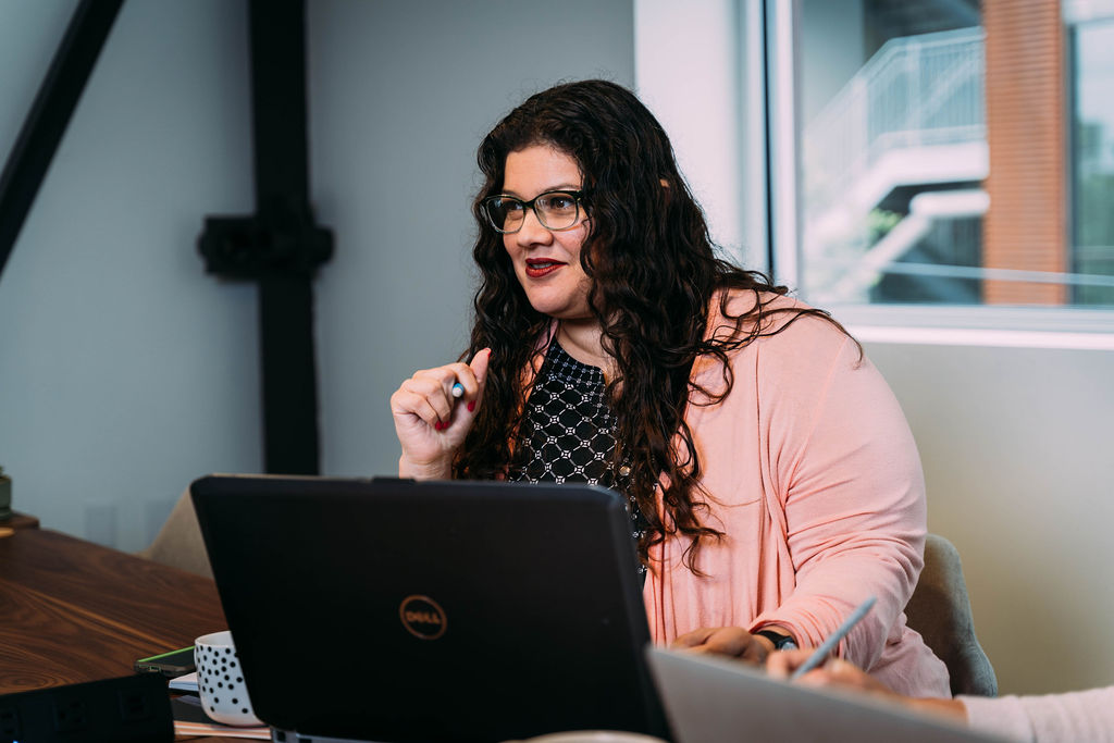 Priscilla at the Haute PR agency in Texas